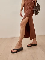 Zayne Platform Thong Sandal