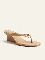 Amelia Thong Wedge Sandal