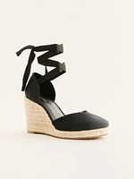 Camilla Lace Up Wedge Espadrille