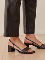 Eleonora Sling Back Block Heel Sandal