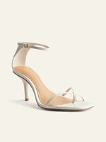 Gigi Strappy Mid Heel Sandal