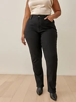 Liza Ultra High Rise Straight Jeans Es