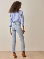 Cynthia Alien High Rise Straight Jeans