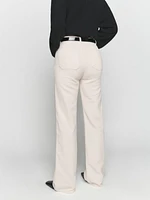 Alyssa High Rise Wide Leg Corduroy Pants