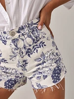 Charlie Toile High Rise Jean Shorts