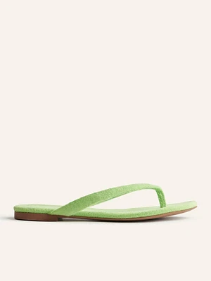 Blossom Terry Thong Flat Sandal