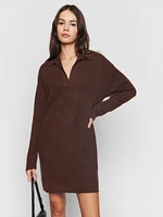 Doreen Cashmere Polo Dress