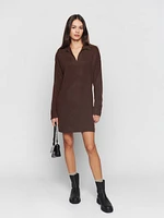 Doreen Cashmere Polo Dress