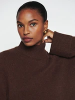 Garrett Cashmere Oversized Turtleneck