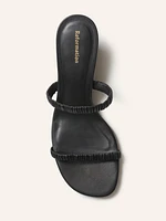 Amaya Ruched Wedge Sandal