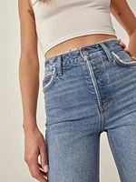 Stardust High Rise Straight Jeans