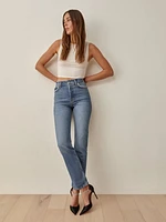 Stardust High Rise Straight Jeans