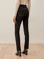 Sierra High Rise Straight Long Jeans