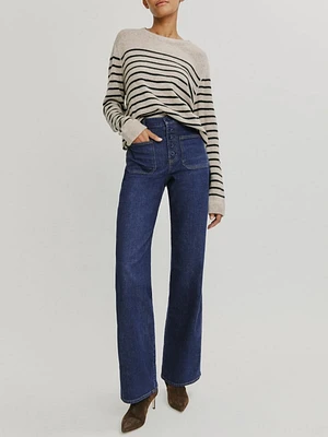 Victoria High Rise Wide Leg Jeans