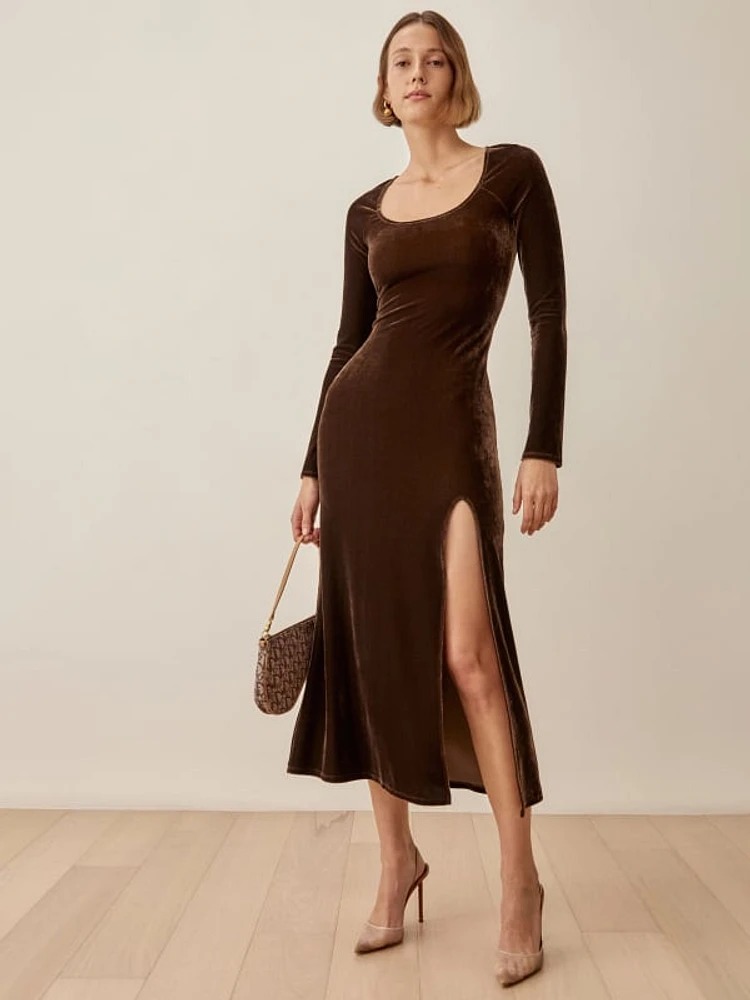 Finneas Velvet Dress