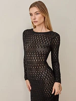 Castello Open Knit Dress