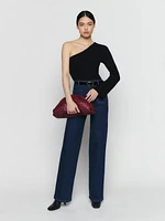 Santo Cashmere One Shoulder Sweater