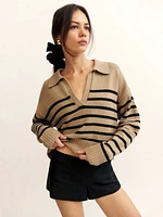 Francesco Cotton Polo Sweater