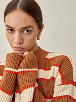 Elio Cotton Stripe Sweater