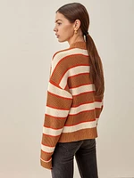 Elio Cotton Stripe Sweater