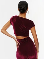 Lois Velvet Top