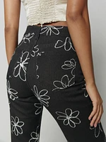 Daisy High Rise Straight Long Jeans