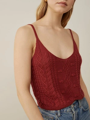 Janina Novelty Sweater Tank