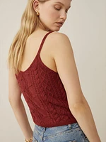 Janina Novelty Sweater Tank