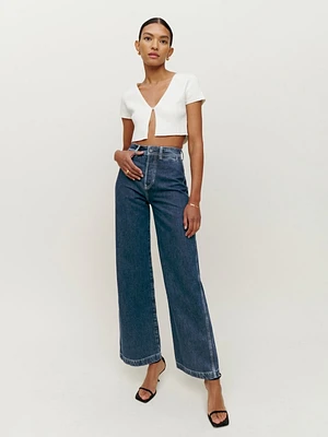 Logan Ultra High Rise Wide Leg Jeans