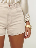 Cowboy High Rise Jean Shorts