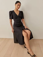 Newbury Linen Dress