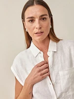 Maira Linen Top