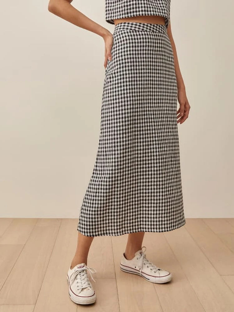 Silas Linen Skirt