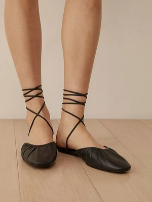 Solange Lace Up Flat