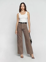 Cowboy High Rise Wide Leg Jeans