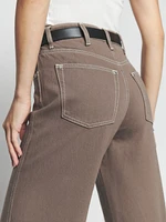 Cowboy High Rise Wide Leg Jeans