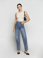 Karli High Rise Relaxed Tapered Jeans