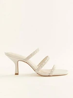 Gina High Heel Ruched Sandal