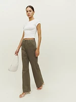 Dorsey High Rise Relaxed Twill Pants