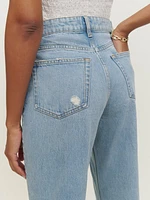 Sandy High Rise Relaxed Straight Jeans