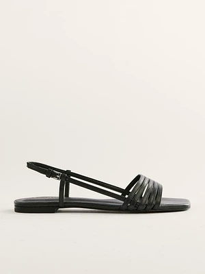 Millie Lattice Flat Sandal