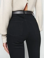 Liza Ultra High Rise Straight Cropped Jeans