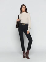 Liza Ultra High Rise Straight Cropped Jeans