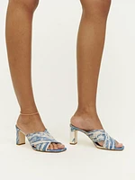 Lila Tubular Heeled Sandal