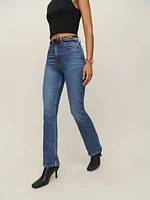 Peyton High Rise Bootcut Cropped Jeans