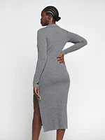 Bellini Cashmere Collared Sweater Dress