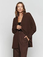 Giusta Oversized Cashmere Cardigan