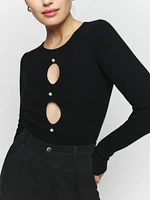 Jacopo Cashmere Cut Out Sweater