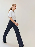 Wilder Cargo High Rise Wide Leg Jeans