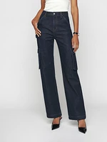 Wilder Cargo High Rise Wide Leg Jeans